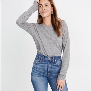 Madewell rivet & thread exboyfriend long sleeve ca